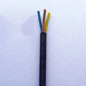 H07RN-F 3G2.5 Outdoor Leggen Power Rubber Kabel Zwart Europese Standaard High-Power Gewijd Draad En Kabel