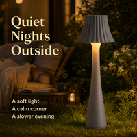 Lampe de sol LED élégante pour jardin, éclairage extérieur étanche filaire pour pelouse, idéale pour la décoration de cafés, terrasses, parcs et zones scéniques – Vente directe usine