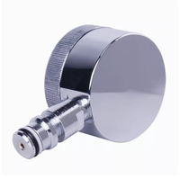 Manomètre antichoc en acier inoxydable MC BZY60 avec protection sismique, 60MPa 80MPa, connecteur mâle, double aiguille