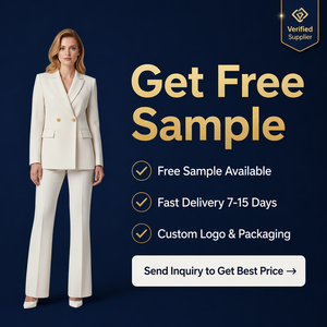 Ensemble de <span class=keywords><strong>tailleur</strong></span> pour femme, tenue de bureau élégante, 2 pièces, col en V, vêtements de travail professionnels formels, ensemble respirant en polyester et coton - Product Image 6