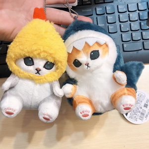 JM Crevettes frites chat sacs pendentif voiture décor à la maison en <span class=keywords><strong>peluche</strong></span> porte-clés noël saint valentin cadeaux poupées requin chat en <span class=keywords><strong>peluche</strong></span> - Product Image 2