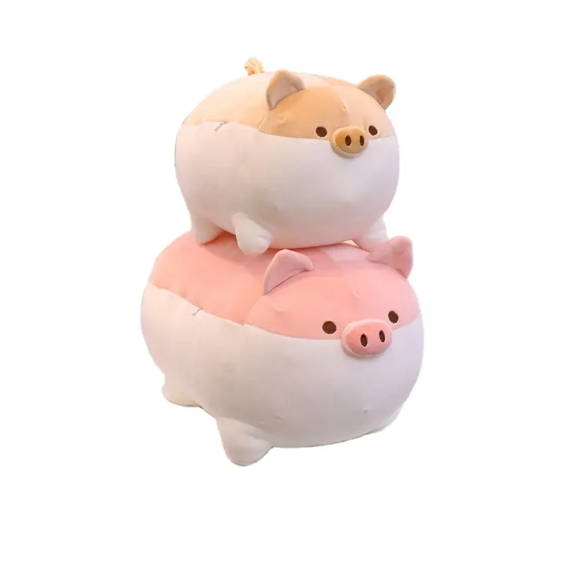 뜨거운 귀여운 40cm 50cm 봉제 돼지 장난감 박제 동물 요정 돼지 플러시 베개
