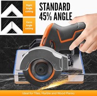 Outil de chanfreinage de carreaux en acier inoxydable de haute qualité à 45 degrés, accessoire pour meuleuse d'angle de 100 mm, accessoires d'outils électriques pour la découpe