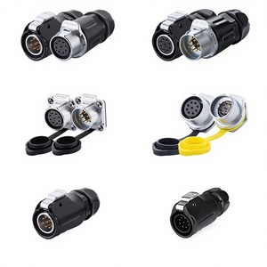 Connecteur d'alimentation et de signalisation industriel <span class=keywords><strong>étanche</strong></span> IP67 LP20, mâle-femelle, 2, 3, 4, 5, 12 broches, pour écran LED extérieur - Product Image 2