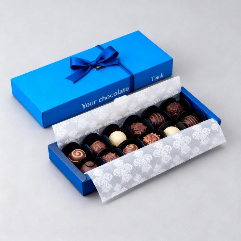 Custom Size Chocolates Packaging Box Truffle