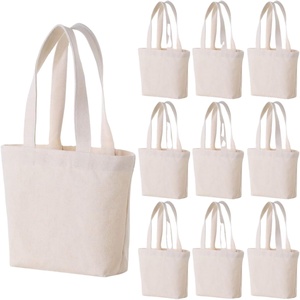 Sac fourre-tout en toile de jute et coton écologique de haute qualité, recyclable, avec logo personnalisé, poignée et impression tendance pour promotions - Product Image 1