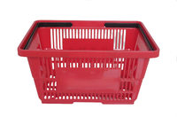 Chariot de courses GU JIU en PP de haute qualité, 20 L, 2 poignées, durable, pour supermarché, adapté aux enfants de 6 ans et plus
