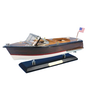 Modèle de bateau rapide en bois Chris Craft, cadeau promotionnel, décoration maritime, 14'', yacht italien Riva <span class=keywords><strong>Aquarama</strong></span>, modèle réduit Runaboat - Product Image 4