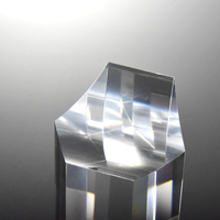 Bloc De verre en plexiglas transparent De 8 pouces, colonne irrégulière, bloc acrylique, objets bidimensionnels ou tridimensionnels, bloc Laser acrylique