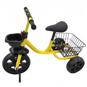 Tricycle et vélo pour enfants en plastique, pour les 2-3-6 ans, avec pédale et panier interchangeable - Product Image 1