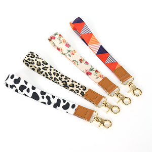 High Quality Popular Promotional Sublimation <b>Polyester</b> Short Wrist <b>Lanyard</b> for Keys Cute <b>Lanyards</b> with logo - Product Image 5
