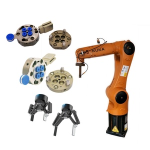 Automatización industrial Robotiq 2 pinzas de dedo KUKA KR6 R900 Robot de montaje <span class=keywords><strong>CRG</strong></span> QC50 Dispositivo de cambio rápido para brazo de robot - Product Image 1