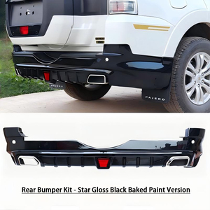 Kit de carrosserie large pour pare-chocs avant et arrière, kit de mise à niveau de carrosserie, plastique ABS, Mitsubishi Pajero V97/V93, fixation par vis, ajustement universel, automobile - Product Image 1