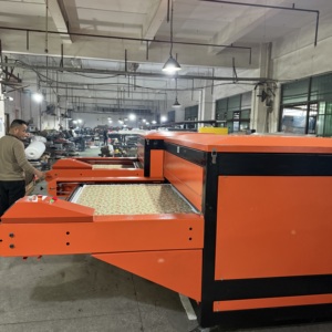 Automatic Heat Press <b>Machine</b> to Print on Big Size Mouse Pad Blankets <b>Printing</b> <b>Machine</b> Transfer <b>Machine</b> Two Working Platens - Product Image 4