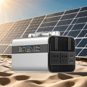 Station d'énergie solaire portable grande capacité 296Wh, batterie externe lithium-ion à onde sinusoïdale pure pour extérieur et voiture - Product Image 2