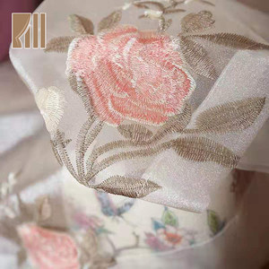 High Quality Custom <strong>Turkey</strong> Style Floral Designs 100% Polyester pink <strong>Curtains</strong> - Product Image 6