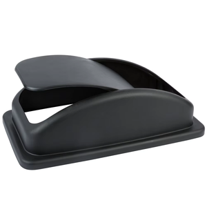 Poubelle d'hôtel en plastique de grande capacité 70L, couvercle d'oscillation d'aile de poubelle de bureau - Product Image 3