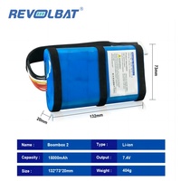 Revolbat speaker nirkabel Lithium-ion 7.4V 15000mAh, pengganti paket baterai untuk Boombox 2 SUN-INTE-213 SUN-INTE-268