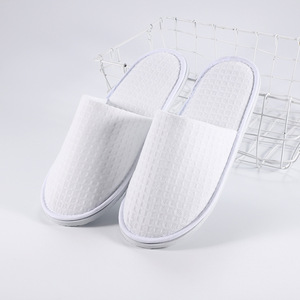 Pantofole Personalizzate con Logo, Chiusa in Punta, Lussuose ed Economiche, Morbide <span class=keywords><strong>Ciabatte</strong></span> per Hotel, Spa, <span class=keywords><strong>Ospiti</strong></span>, Usa e Getta in Cotone Corallo - Product Image 4