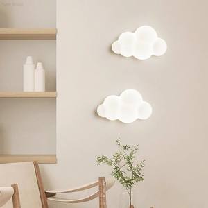 Cloud LED <b>Wall</b> Lamp Cream Aluminum Full Spectrum Eye Protection for Bedroom Living Room & <b>Bedside</b> - Product Image 3