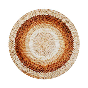 Alfombra Redonda Hengai Estilo Wabi-Sabi con Patrón Geométrico, Alfombra Acolchada para Dormitorio - Product Image 4