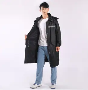 Factory Custom High Visibility Outdoor Raincoats Jacket Suit Waterproof Reflective Rainsuit