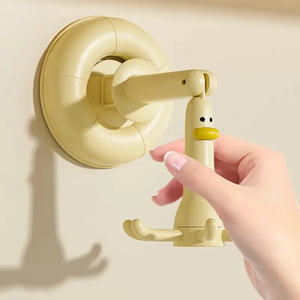 Gancho Adhesivo Multifuncional de Plástico con <span class=keywords><strong>Seis</strong></span> Garras, Tipo Pico de Pato, para Estante de Cocina, Almacenamiento Creativo de Pared para el Hogar - Product Image 1