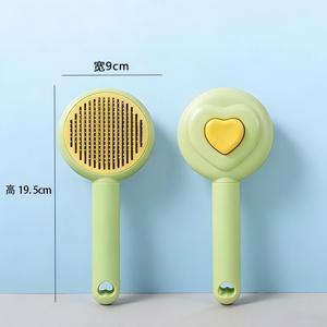 Peigne droit à dents fines en acier inoxydable pour le toilettage des chiens et des chats, outil de démêlage pour les poils longs des Golden Retriever et des Border Collie - Product Image 3