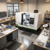 Hochpräzise Horizontale Metall-Schrägbett-CNC-Drehmaschine mit Revolver-Spindel Drehzentrum