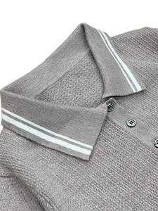 Chemise tricotée laine fil respirant confortable pour un usage quotidien et des sports taille personnalisée couleur Logo Polo Vietnam - Product Image 3