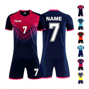 High Quality Custom Breathable Plus Size Soccer Uniforms-100% Polyester All <b>Seasons</b> - Product Image 1