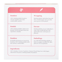 OEM ODM-Protector de fugas biológico para niña, almohadilla menstrual sin cloro de bambú, toalla sanitaria orgánica seca, bragas biodegradables