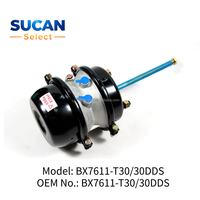 Vente directe du fabricant Sucan - Chambre de frein T30/30DDS pour camions remorques européens et américains Scania - OEM : BX7611-T30/30DDS