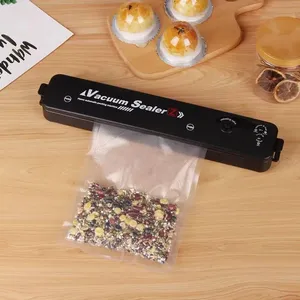 Custom logo Manufactures Automatic Food Vacuum Sealer Machine Household Portable Packing Electric Vacuum Food Sealer