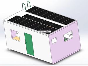 Casa Contenedor Prefabricada, Unidad de Bajo Costo, Refugio de Emergencia, Casa Móvil Temporal, Mercados Globales - Product Image 5
