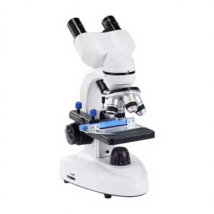 Microscope biologique binoculaire LED en promotion |   Microscope de laboratoire pour l'enseignement et la recherche, grossissement HD 40X-640X, 1080P - Product Image 4