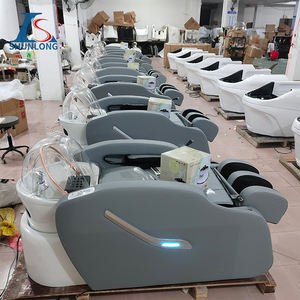 Poltrona da Massaggio di Lusso per Shampoo e Terapia Acquatica Spa, Lettino Lavatesta Elettrico Automatico per Salone - Product Image 3