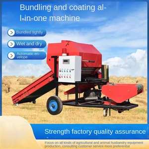 Mini presse à foin ronde largement utilisée pour les terres agricoles à vendre Mini presse à balles ronde pour l'ensilage de maïs Machine agricole - Product Image 6