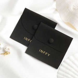 Wholesale Custom Logo Recyclable Necklace <b>Bracelet</b> Microfiber Jewelry Bag Insert Pad Luxury Branded Small Jewelry Pouches - Product Image 4