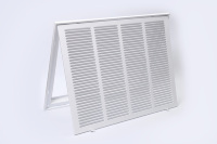 Grille de ventilation carrée moderne pour système CVC, diffuseur de toit, grille latérale, sortie en plastique et acier pour usage extérieur, modèle RAF2418