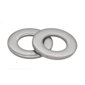 <span class=keywords><strong>Rondelle</strong></span> plate DIN125 en acier à faible teneur en carbone, zinguée, pour fixation générale - Product Image 1
