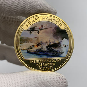 عملة تذكارية معدنية مطلية بالذهب الحقيقي - Product Image 3