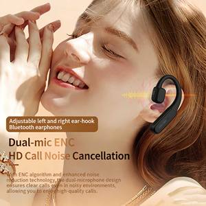 Auriculares inalámbricos LAXUN de clip abierto con Bluetooth 5.0, cancelación de ruido ENC y micrófono para deporte - Product Image 3