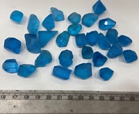 Pierres naturelles en topaze bleue suisse, facette Fine de qualité supérieure, pierre brute