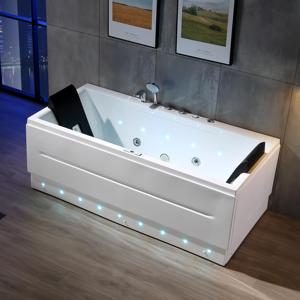 Acrylique 2 personnes pour baignoire, <span class=keywords><strong>massage</strong></span> du cou, trempage, conception autoportante pour salle de bain, utilisation en appartement Taille 1.9m Couples Spa Tub - Product Image 3