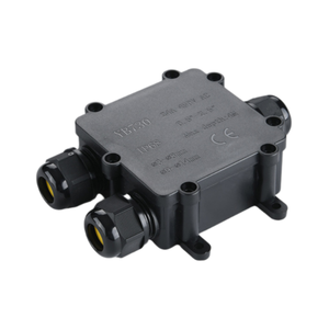 Hộp nối màu đen ngoài trời không thấm nước IP68 Hộp nối ngoài trời-3 chiều yb730 hộp nối dây nguồn điện bên ngoài - Product Image 2