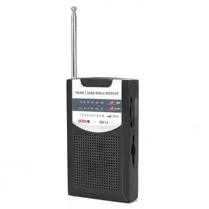 Penerima Radio portabel, GCE-003 Radio darurat siaran Evento 2 Band, baterai AAA pencegahan bencana AM FM