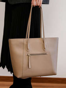2026 new PU zipper fashionable large capacity women's shoulder <b>bag</b> tote <b>bag</b> - Product Image 5