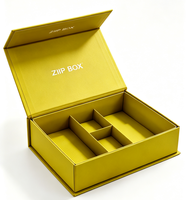 Boîte cadeau rigide coulissante de luxe écologique personnalisée avec gaufrage et fermeture magnétique, emballage papier quadricolore sur mesure