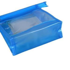 Sac à main personnalisé en PVC avec fermeture éclair, emballage cosmétique portable en plastique PE, solution d'emballage en vrac pour supermarchés en Chine - Product Image 3
